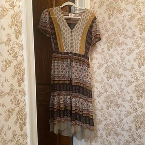 Anthropologie Floral MIDI